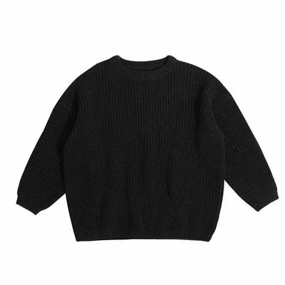 Black sweater on a white background