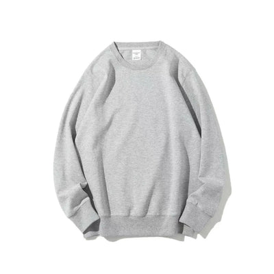 Gray sweatshirt on a white background