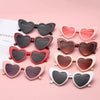 Stylish heart-shaped sunglasses collection