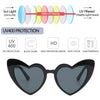 Shades of Love - Retro Heart-Shaped Sunglasses