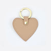 Personalised Leather Heart Keychain