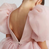 Enchanted Princess Pink Tulle Tutu Dress Back View
