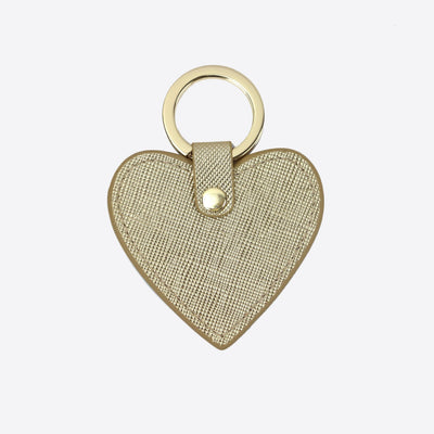 Personalised Leather Heart Keychain