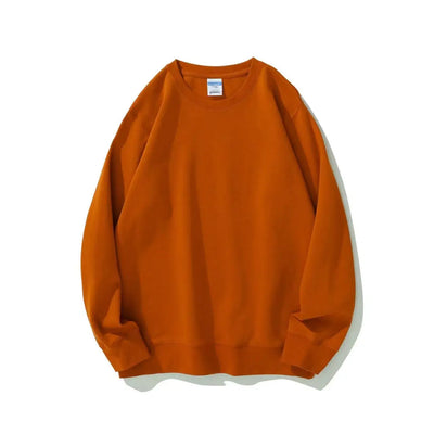 Orange sweatshirt on a white background