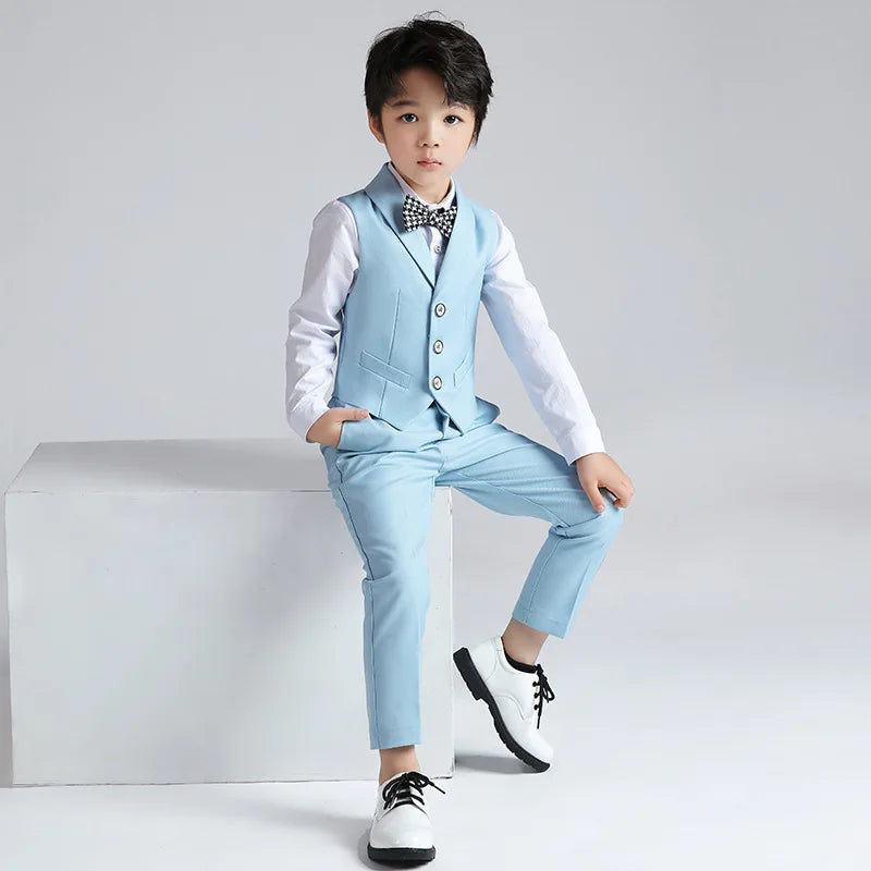 Little Gentlemen's Candy Color Vest Set
