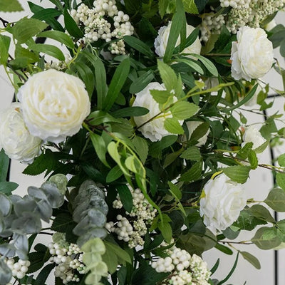 Realistic White and Green Floral Arrangements