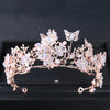 Whimsical Butterfly Garden Crystal Tiara