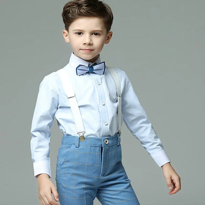 Versatile Blue Boys Suit Set