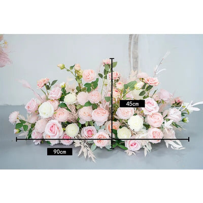 DIY Real Look Pink Wedding Flower Arrangement Style