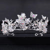 Whimsical Butterfly Garden Crystal Tiara