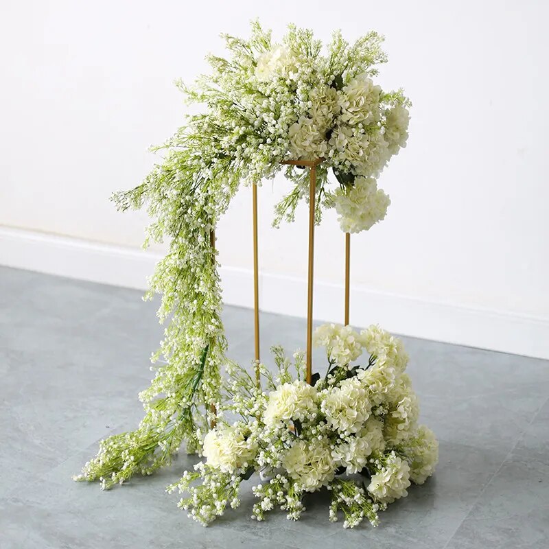 DIY Real Look White Gypsophila Floral Arrangements
