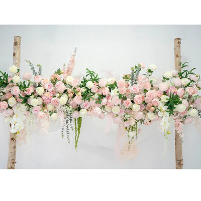 DIY Real Look Pink Wedding Flower Arrangement for Arch, Wedding Ceremony