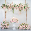 DIY Real Look Pink Wedding Flower Arrangement Set Amazing