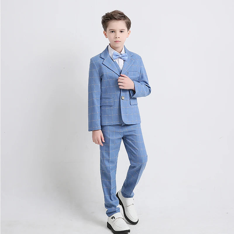 Versatile Blue Boys Suit Set