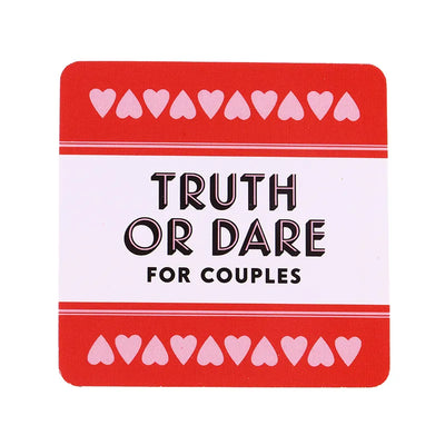 Love & Adventure: 51-Piece Mini Truth or Dare Cards Game for Couples (R18)