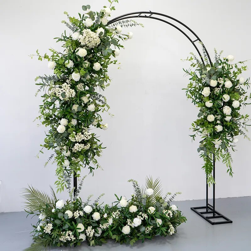 DIY Real Look White and Green Floral Arrangements