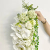 DIY Real Look Cascading White Orchid Bridal Bouquet