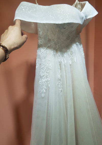 wedding dress lace skirt