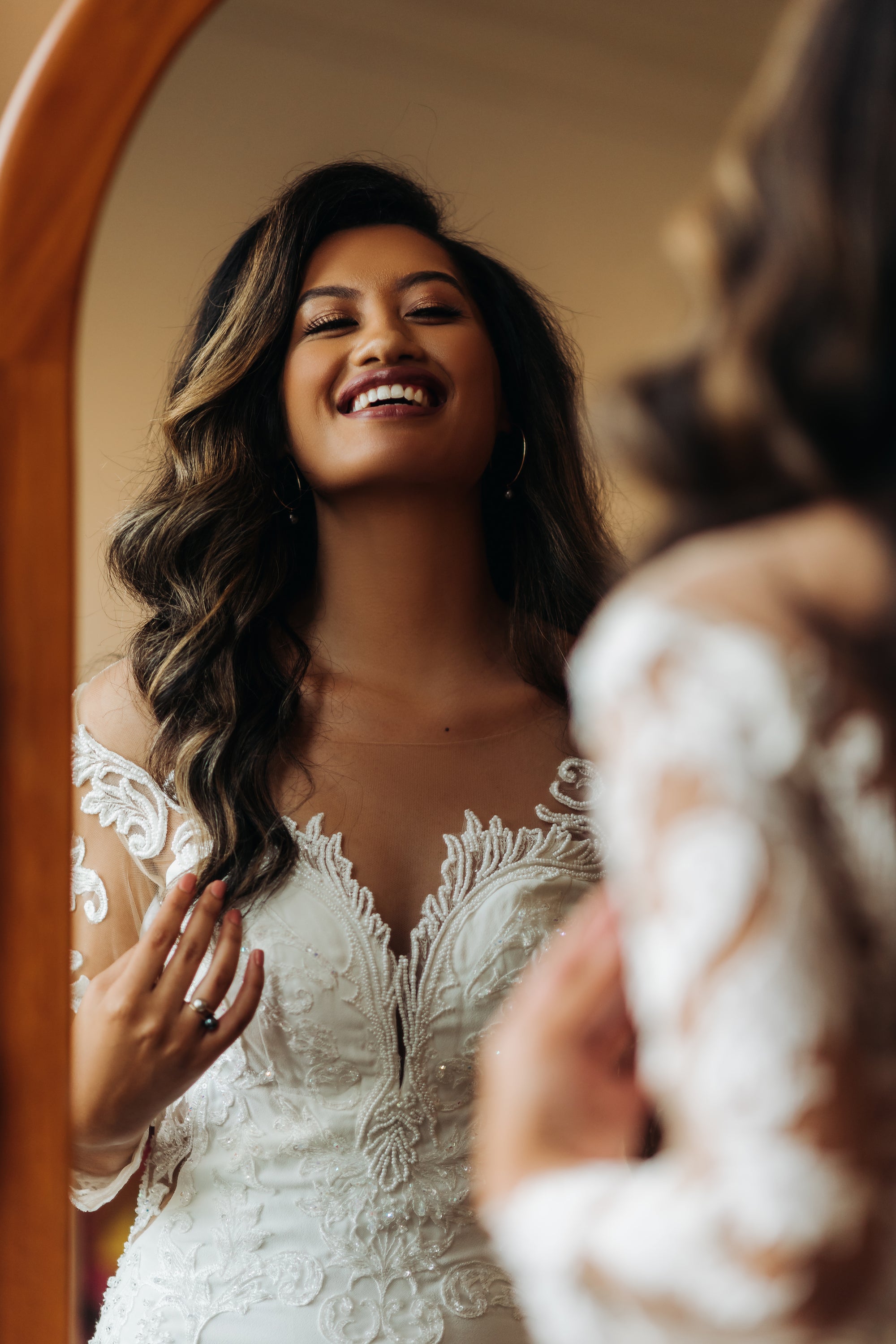 long sleeve lace wedding dress nz Lace Wedding Dress