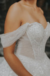 off the shoulder wedding dress nz