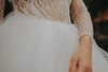 wedding dress overlay