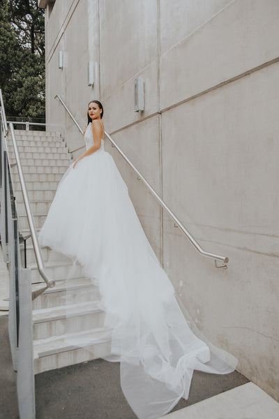 royal train wedding dress