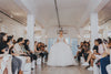 how to walk in a wedding dress without tripping