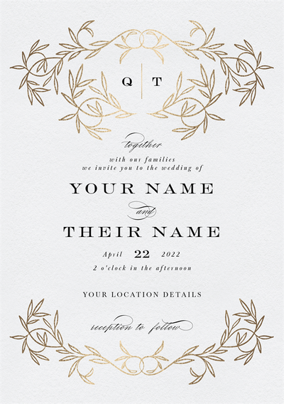 semi custom wedding invitations