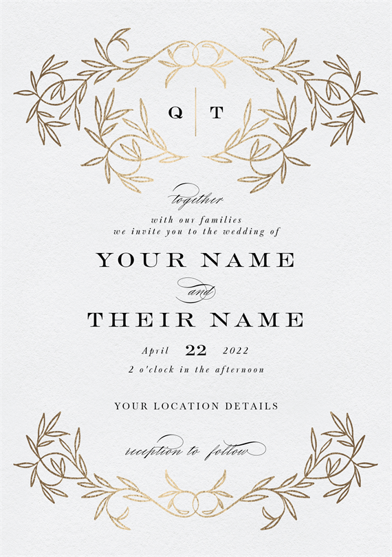 Order custom wedding invitations online deals