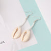 Cowrie Seashell Drop Earrings