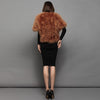 Womens Natural Ostrich Feather Jacket