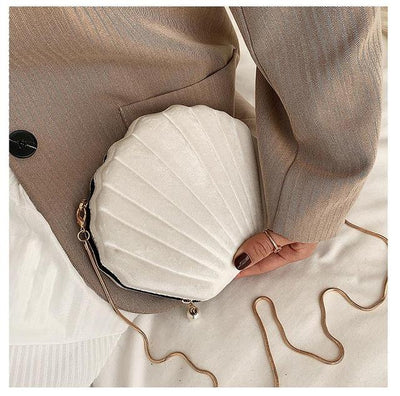 Velvet Shell Evening Bag