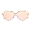 heart shaped aviator sunglasses