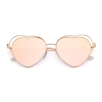 heart shaped aviator sunglasses