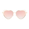 pink lens heart sunglasses