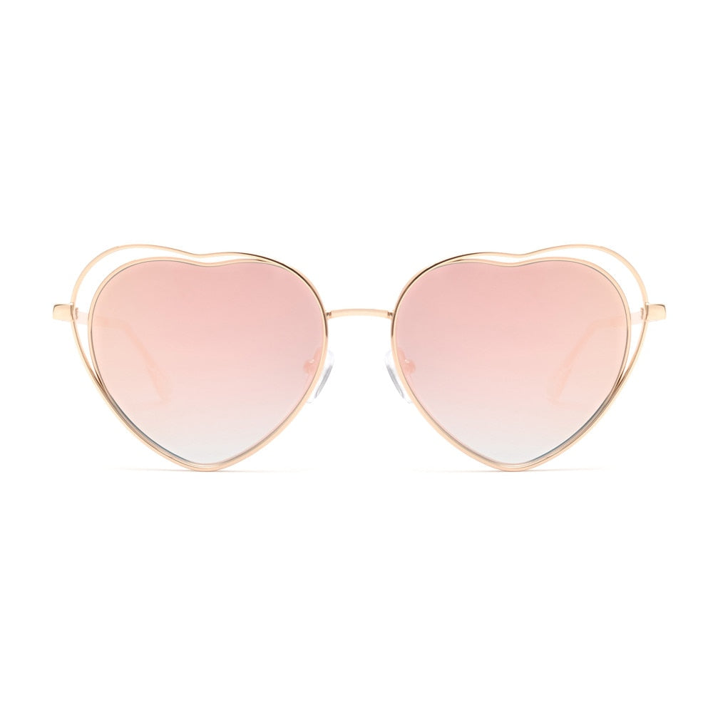 pink lens heart sunglasses 