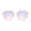 oversized heart shaped sunglasses