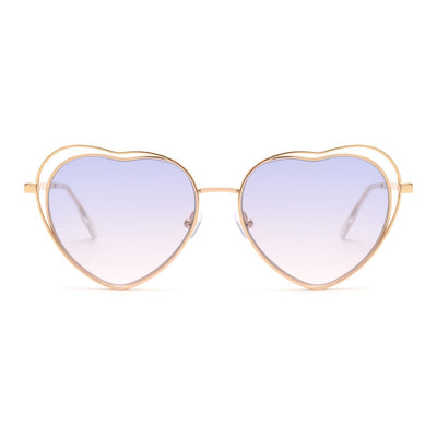 oversized heart shaped sunglasses