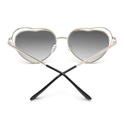 heart shaped aviator sunglasses