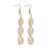 Cowrie Seashell Drop Earrings